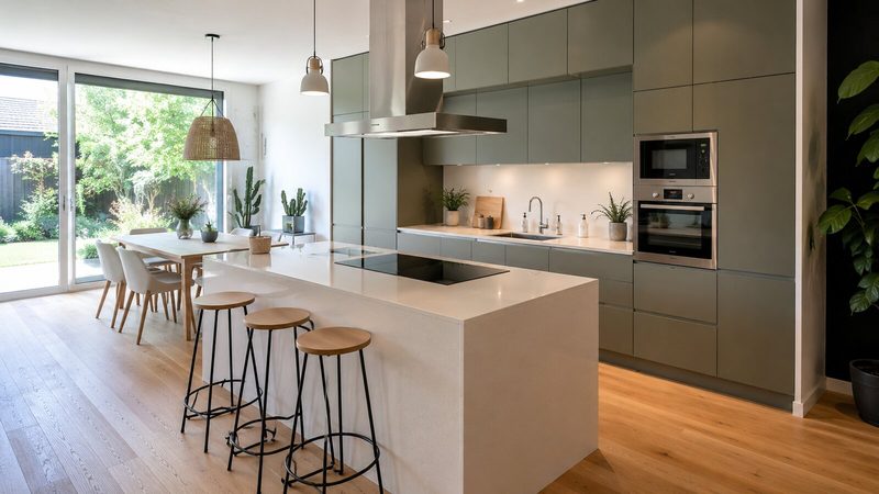 Rénovation de cuisine moderne à Bordeaux par MY RENOV